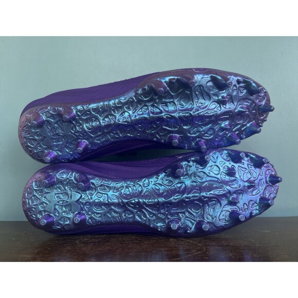 Under Armour Blur 2 MC Suede Purple Football Cleats Men’s Size 12 3027978-500 - Picture 10 of 11